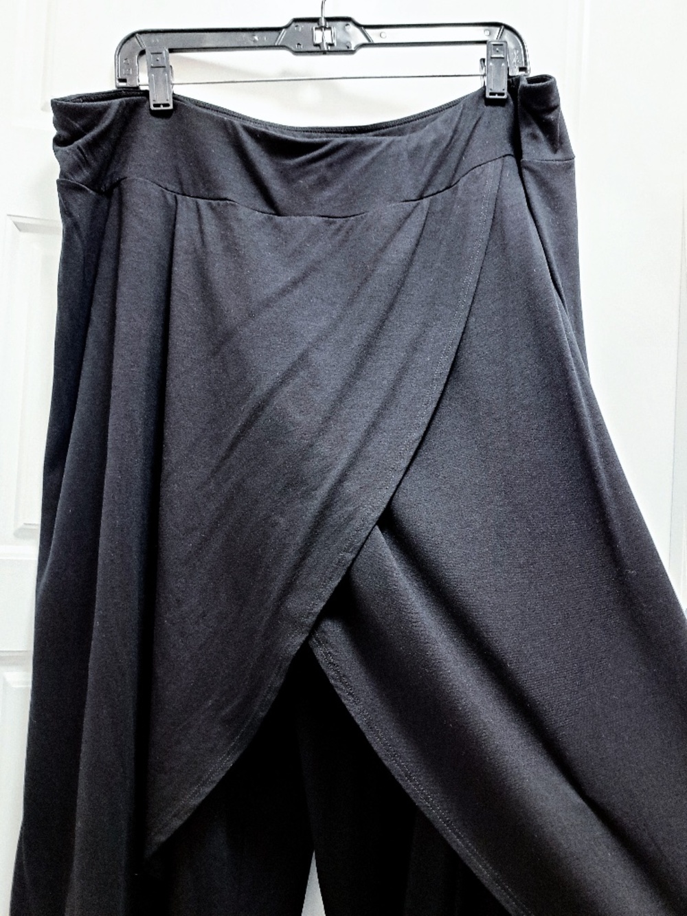 Eileen Fisher Faux Wrap Pant Black Size XL - Picture 4 of 12
